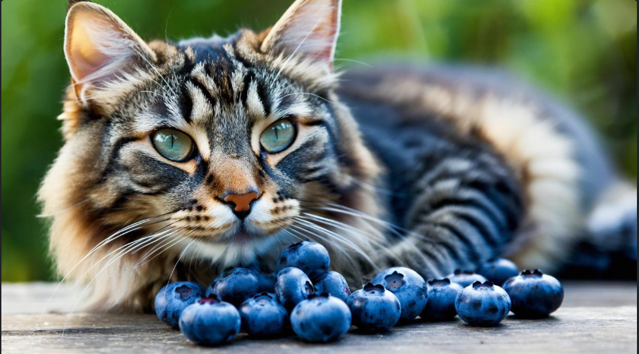 Can cats eat blueberries